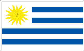 Uruguay Flag Sticker