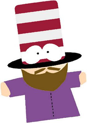 South Park Mr Hat Color Sticker