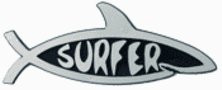Surfer Shark Emblem