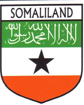 Somaliland Flag Crest Decal Sticker