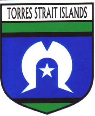 Torres Strait Islands Flag Crest Decal Sticker