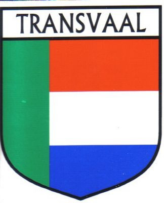 Transvaal Flag Crest Decal Sticker