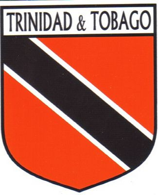 Trinidad and Tobago Flag Crest Decal Sticker