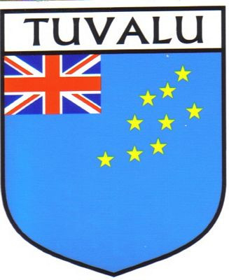 Tuvalu Flag Crest Decal Sticker
