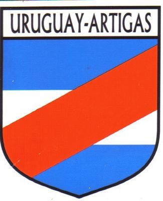Uruguay Artigas Flag Crest Decal Sticker