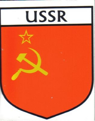 USSR Flag Crest Decal Sticker
