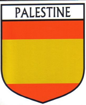 Palestine Flag Crest Decal Sticker