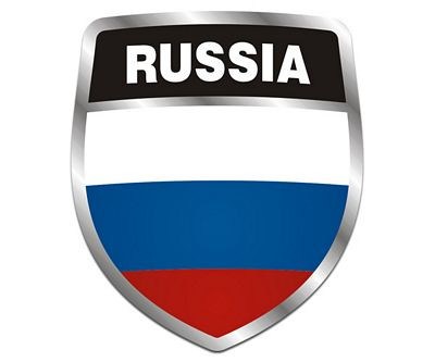 Russia Crest Sticker NEW