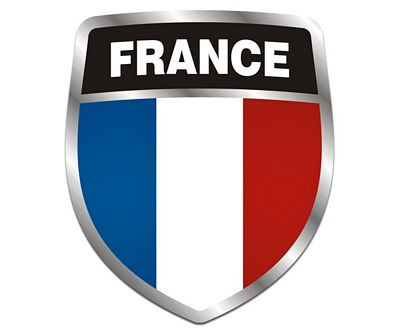 France Crest Sticker NEW