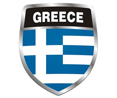 Greece Crest Sticker NEW