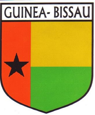 Guinea Bissau Flag Crest Decal Sticker