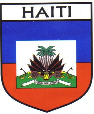 Haiti Flag Crest Decal Sticker