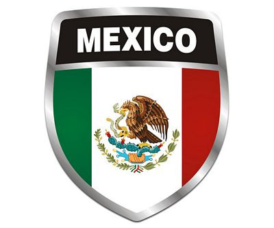 Mexico Crest Sticker NEW