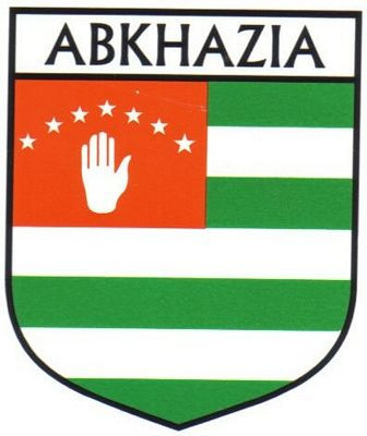 Abkhazia Flag Crest Decal Sticker