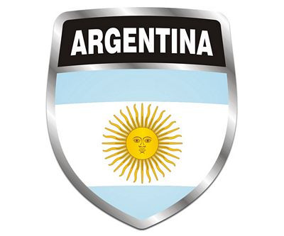 Argentina Crest Sticker NEW