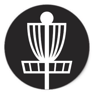 Disc Golf Goal Digital Decal 2