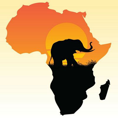 African Animal Stickers COLOR 5