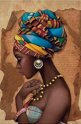 African Fine Art Sticker 2