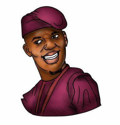 African People Wall Sticker 04