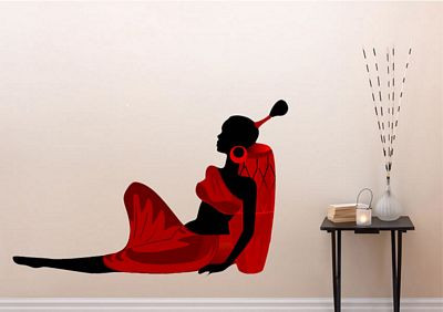 African People Wall Sticker 15