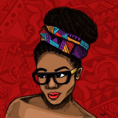 African People Wall Sticker 17