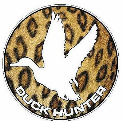 Duck Hunter Circle Decal 88 - Skin Leopard