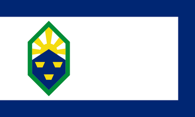 Colorado Colorado Springs City Flag Decal