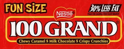 100 Grand Candy Bar Sticker