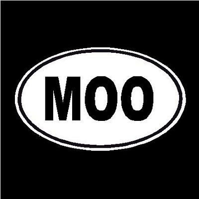 Moo Decal
