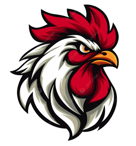 ROOSTER ANIMAL STICKER HEAD 5