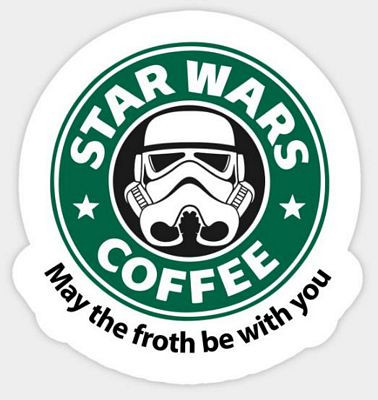 STAR WARS Coffee Sticker