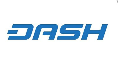 dash cryptocurrency sticker