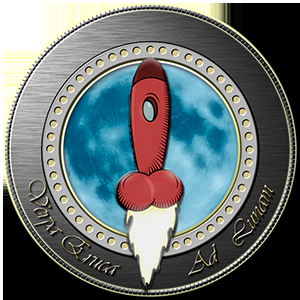Dick Coin cryptocurrency round sticker
