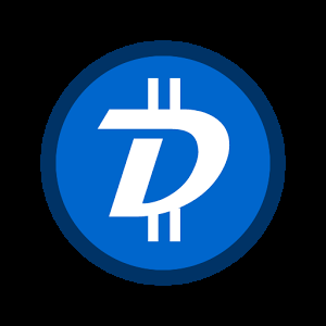 digibyte crypto logo sticker