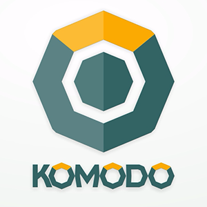 Komodo cryptocurrency sticker