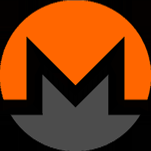 monero logo cryptocurrency round sticker