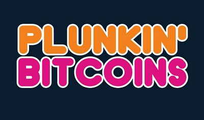 Plunkin Bitcoins funny cryptocurrency sticker