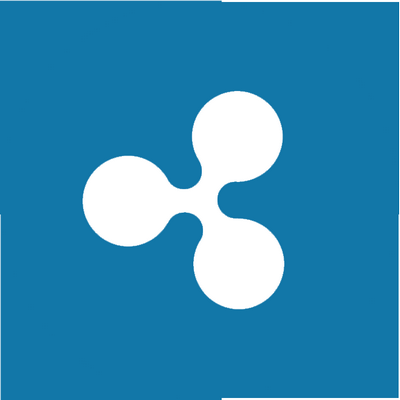 Ripple CRYPTOCURRENCY logo round sticker