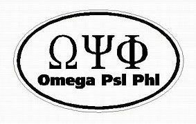 Omega Psi Phi F10 OVAL W