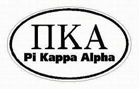 Pi Kappa Alpha F11 OVAL W