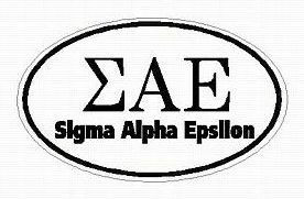 Sigma Alpha Epsilon F12 OVAL W