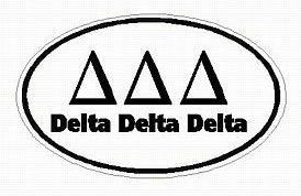 Delta Delta Delta S08 OVAL W