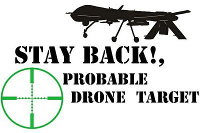Target Drone Sticker