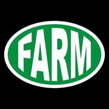 FARM OVAL GREEN WHITE