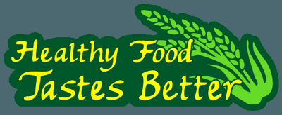 Healthy Food Tastes Better Small Bumper Sticker
