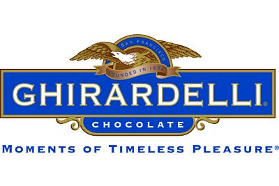 GHIRARDELLI Famous Candy Company Logo STICKER