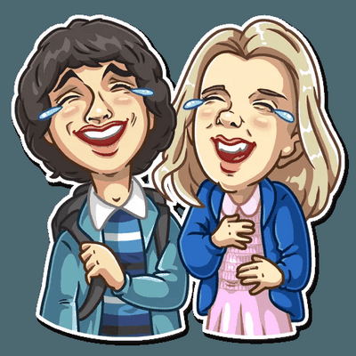 stranger things netflix stricker 1