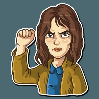 stranger things netflix stricker 8