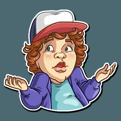 stranger things netflix stricker 20