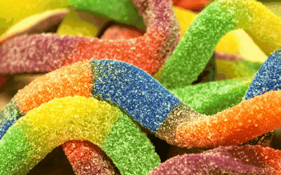 Gummy Worms candy sticker 2